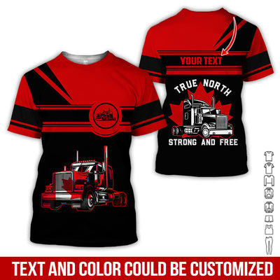 Customized Name Freedom Trucker Uniform Clothes, Custom Trucker T-shirt