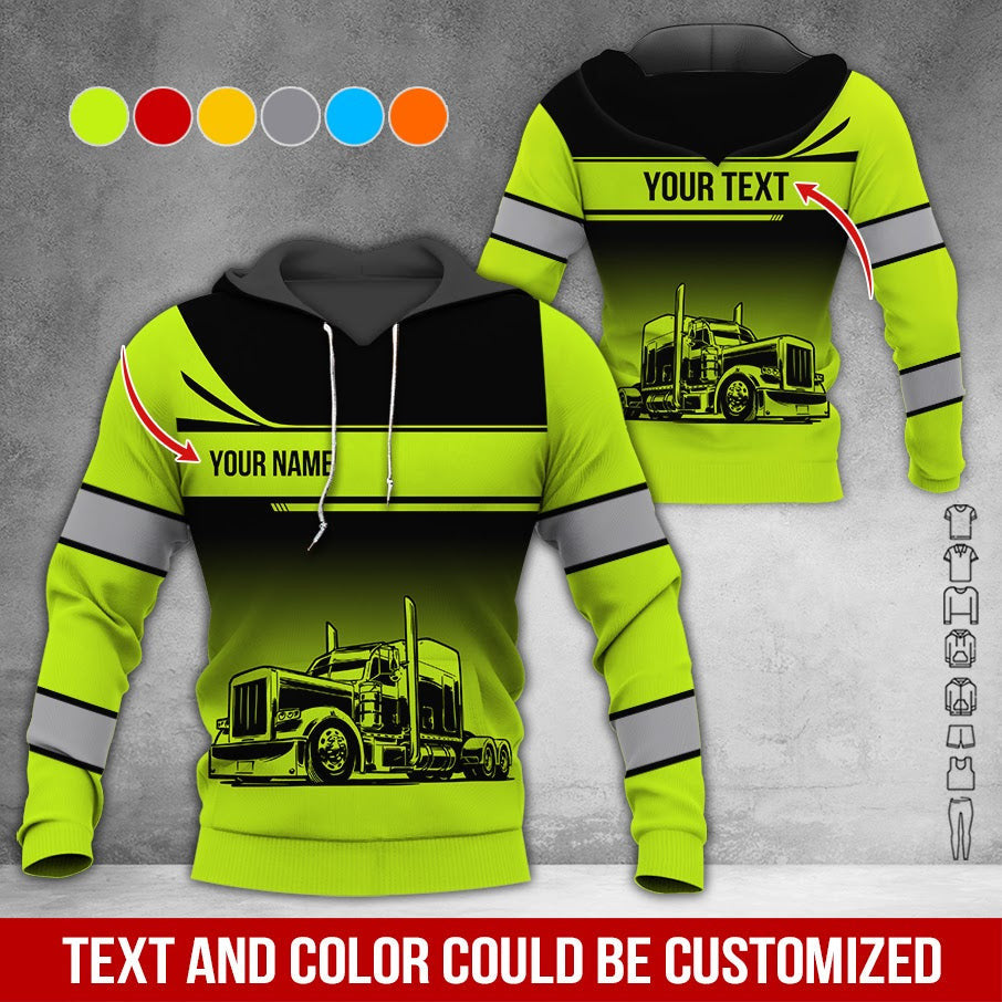 Personalized Name Trucker Shirt, 3d Printed Graphic , Unique Gift For Dad, Husband, Or Friend Who Drives Diesel Trucks