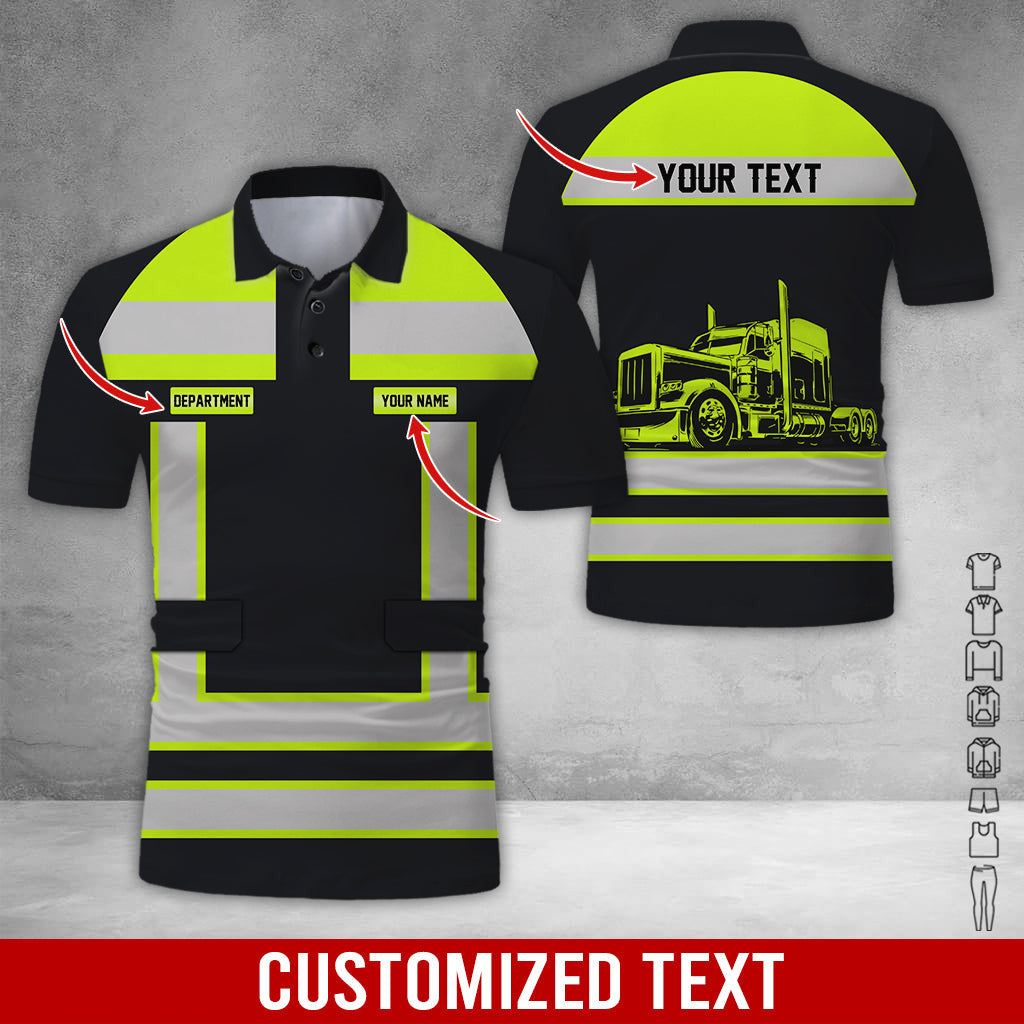 Personalized Truck Driver Shirt, Printed Graphic Trucker T-shirt, Fun Gift For Brother, Boyfriend, Or Friend Who Is A Proud Trucker