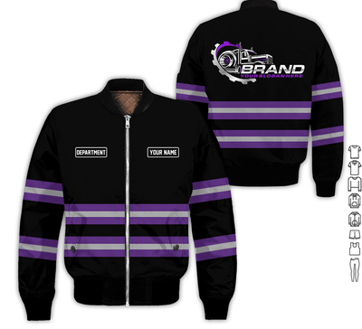 Trucker Shirt With Custom Name, Trucker Shirt In Purple, Trucker Gift For Anniversary, Birthday, Size S to 5XL