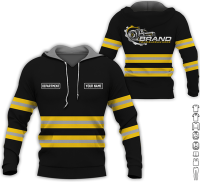 Trucker Shirt With Custom Name, Trucker Shirt In Yellow, Trucker Gift For Anniversary, Birthday, Size S to 5XL