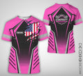 Custom Mechanic Shirt with Name, Pink Garage Uniform, Gift for Car Guys & Technicians, Comfortable Daily Fit, Perfect Garage Apparel
