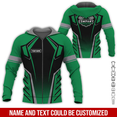 Personalized Garage Uniform in Classic Green, Mechanic Work Shirt for Men and Women, Perfect for Birthday or Husband, or Boyfriend