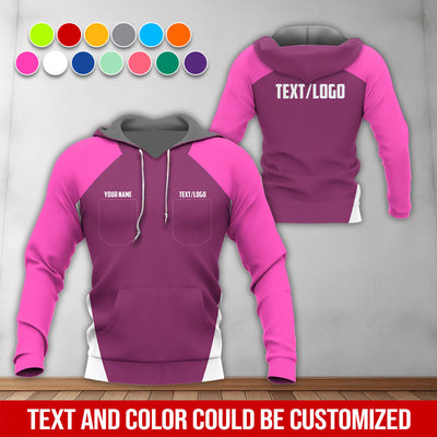 Custom Name Mechanic Shirt in Pink, Unisex Work Shirt for Car Technicians, Great Gift for Him, Available in Sizes S to 5XL
