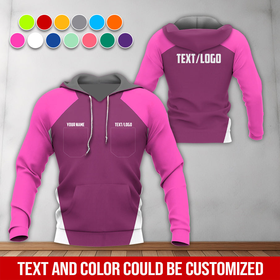 Custom Name Mechanic Shirt in Pink, Unisex Work Shirt for Car Technicians, Great Gift for Him, Available in Sizes S to 5XL