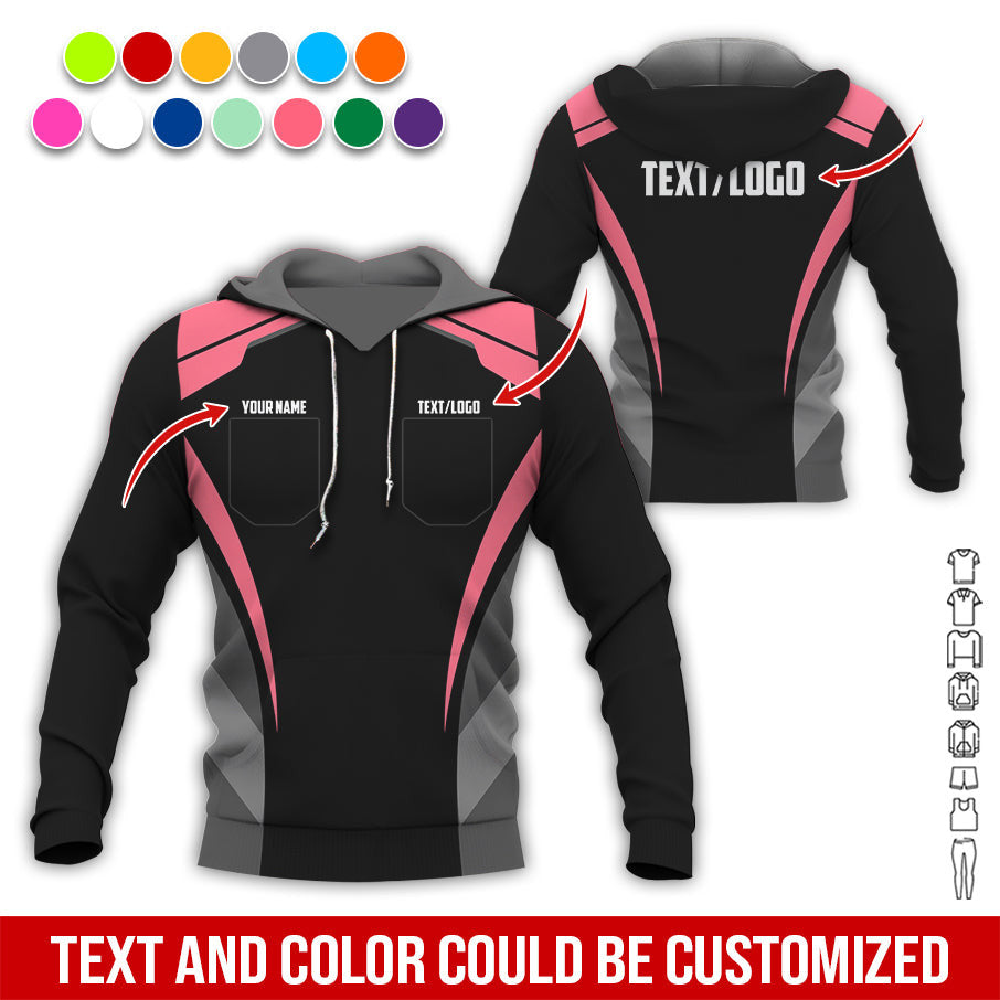 Custom Mechanic Shirt for Men, Printed Pocket Shirt, Neon Pink Mechanic T-Shirt, Unisex Fit for Men and Women, Gift Idea for Car Lovers & Technicians