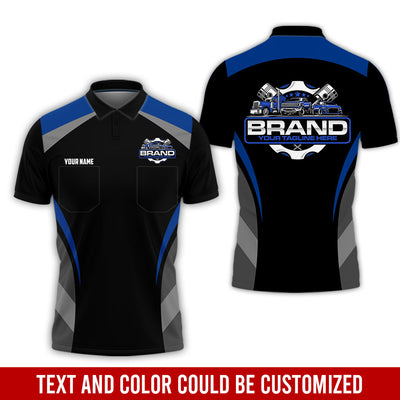 Best Custom Mechanic Shirt for Men, Perfect Gift for Car Guys, Diesel Techs, and Shop Crews, Unisex Navy Mechanic Shirt