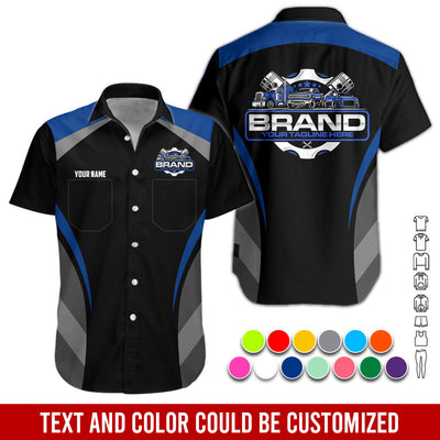 Best Custom Mechanic Shirt for Men, Perfect Gift for Car Guys, Diesel Techs, and Shop Crews, Unisex Navy Mechanic Shirt