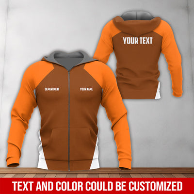Personalized Mechanic Uniform Orange Shirt, Gift for Car Guys, Auto Technicians, Garage Lovers, Available in S to 5XL