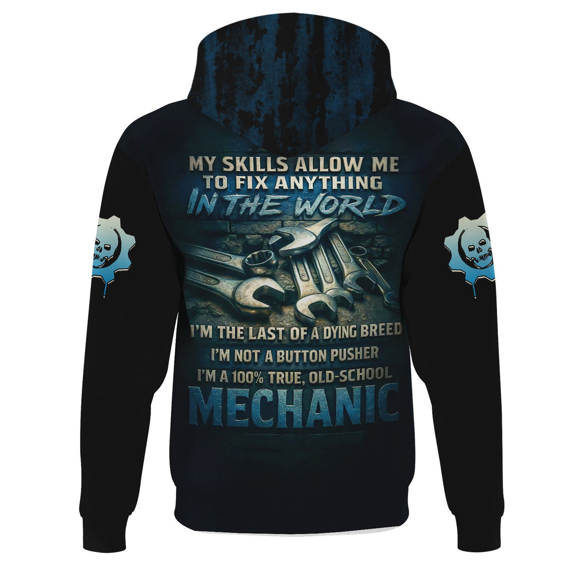 Personalized T-Shirt The Last Of A Dying Breed Old School Mechanic Carrying The Earth Design Shirt
