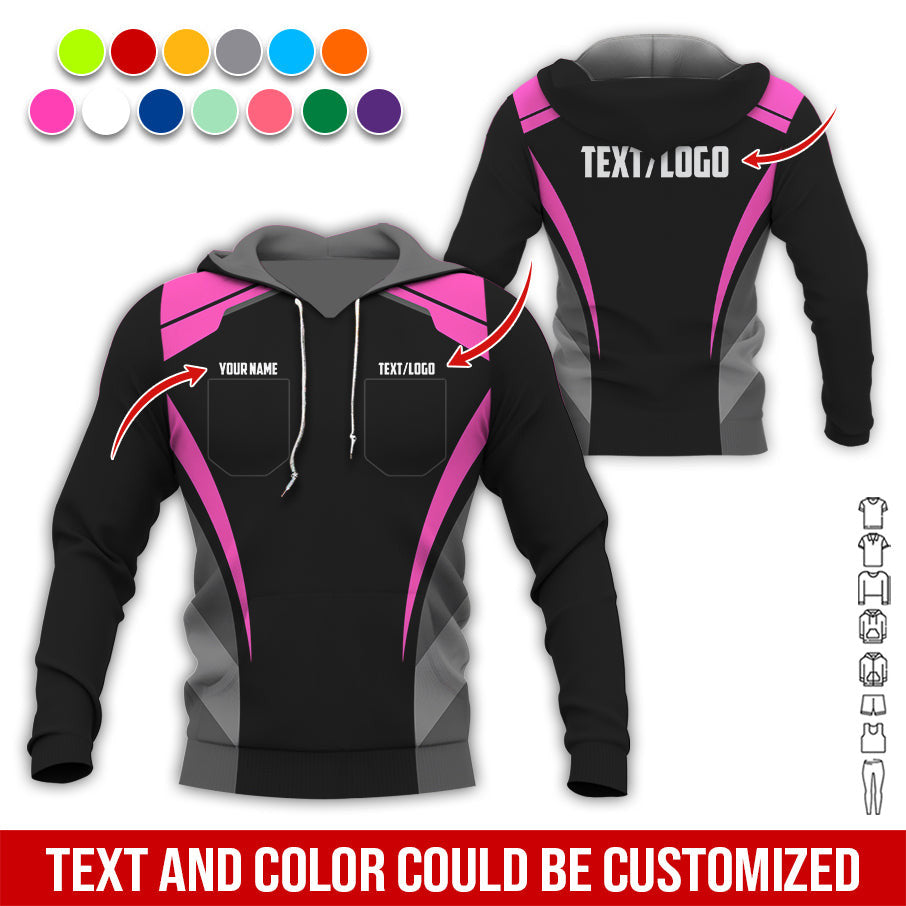 Custom Mechanic Shirt for Men, Printed Pocket Shirt, Pink Mechanic T-Shirt, Unisex Fit for Men and Women, Gift Idea for Car Lovers & Technicians
