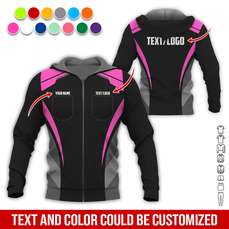 Custom Mechanic Shirt for Men, Printed Pocket Shirt, Pink Mechanic T-Shirt, Unisex Fit for Men and Women, Gift Idea for Car Lovers & Technicians