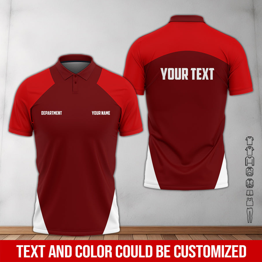 Mechanic Shirt With Custom Name, Gift For Mechanic Dad, Husband Or Boyfriend, Custom Shirt Available In Red