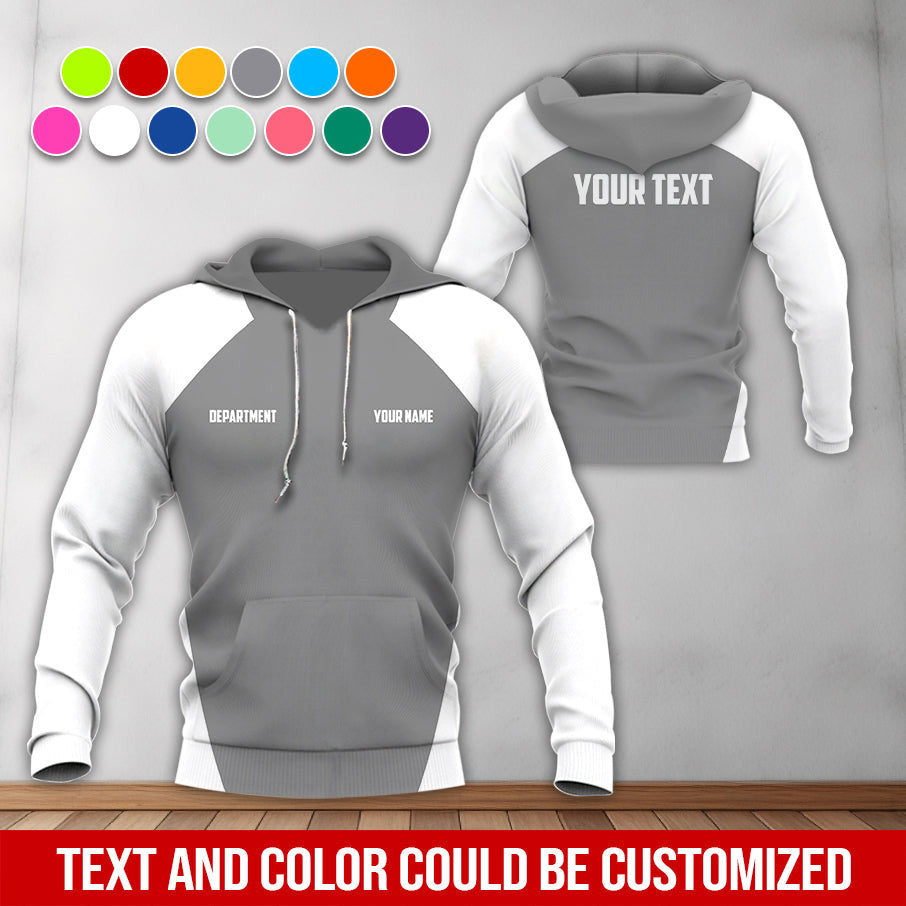 Custom Auto Mechanic Shirt, Personalized Garage Uniform With Printed Name, Gift For Car Guys Or Technicians, Mechanic Shirt In Grey