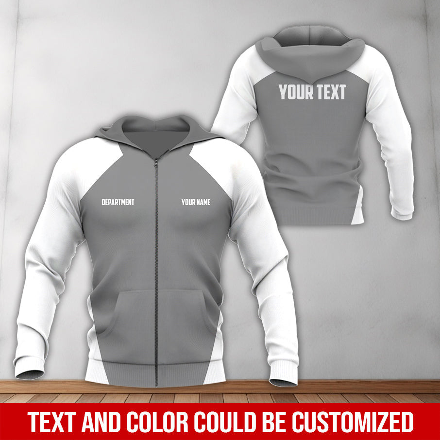 Custom Auto Mechanic Shirt, Personalized Garage Uniform With Printed Name, Gift For Car Guys Or Technicians, Mechanic Shirt In Grey