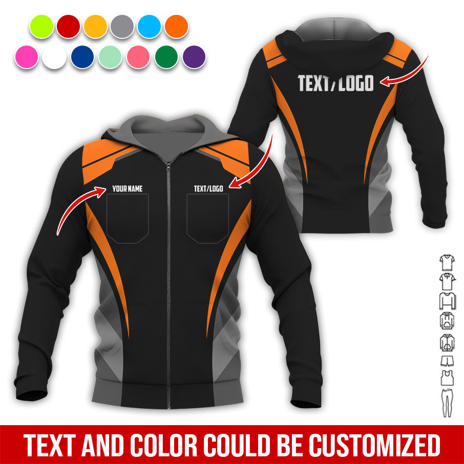 Custom Mechanic Shirt for Men, Printed Pocket Shirt, Orange Mechanic T-Shirt, Unisex Fit for Men and Women, Gift Idea for Car Lovers & Technicians