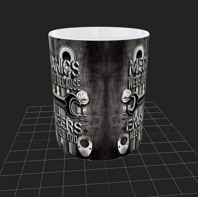 Funny Mechanic Mug, Engineers Need Heroes Too Quote, Gift For Mechanic, Mechanic Appreciation, Mechanic Life, 11oz & 15oz