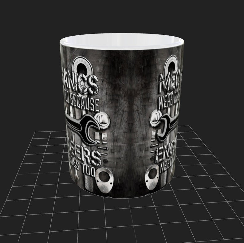 Funny Mechanic Mug, Engineers Need Heroes Too Quote, Gift For Mechanic, Mechanic Appreciation, Mechanic Life, 11oz & 15oz