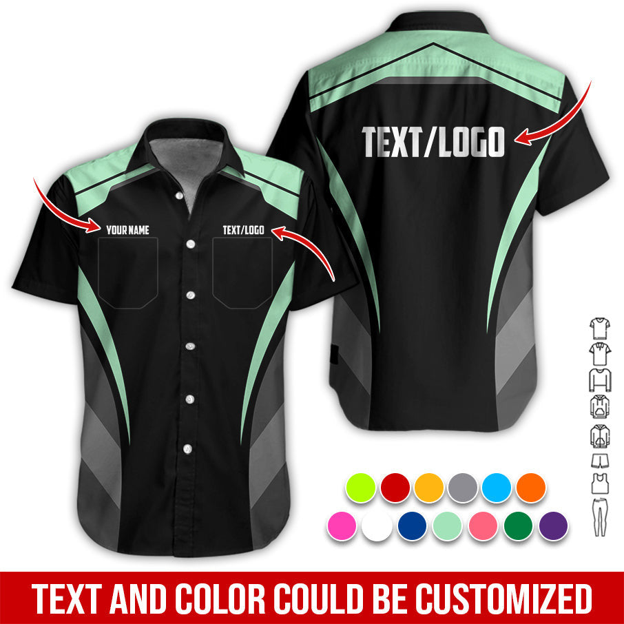 Custom Mechanic Shirt for Men, Printed Pocket Shirt, Seafoam Mechanic T-Shirt, Unisex Fit for Men and Women, Gift Idea for Car Lovers & Technicians