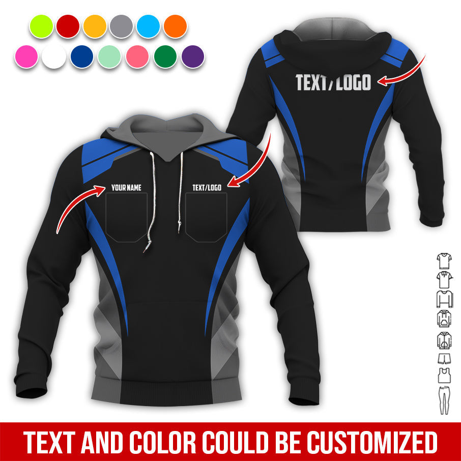 Custom Mechanic Shirt for Men, Printed Pocket Shirt, Blue Mechanic T-Shirt, Unisex Fit for Men and Women, Gift Idea for Car Lovers & Technicians