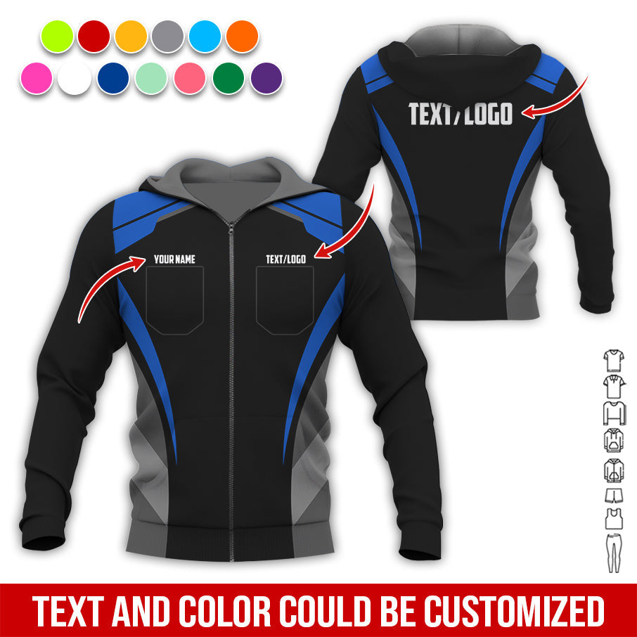 Custom Mechanic Shirt for Men, Printed Pocket Shirt, Blue Mechanic T-Shirt, Unisex Fit for Men and Women, Gift Idea for Car Lovers & Technicians