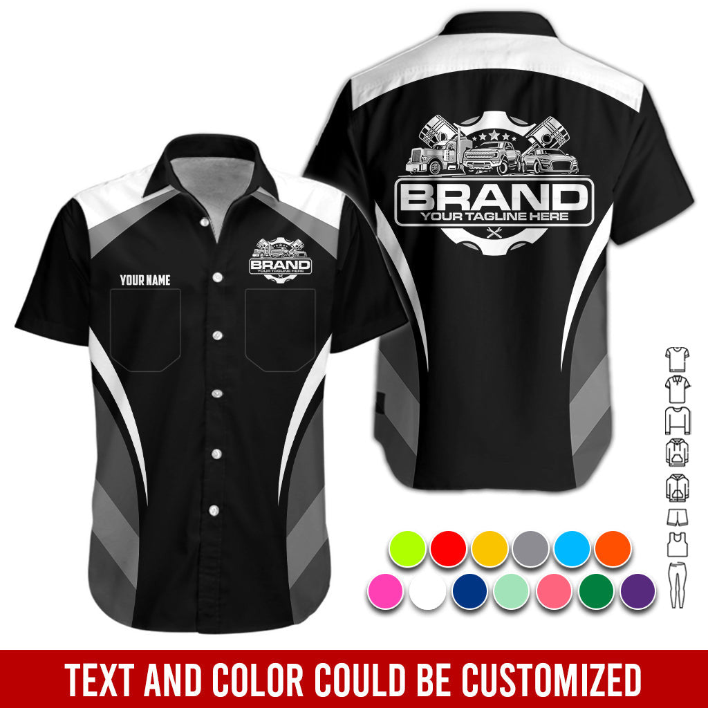 Best Custom Mechanic Shirt for Men, Perfect Gift for Car Guys, Diesel Techs, and Shop Crews, Unisex White Mechanic Shirt