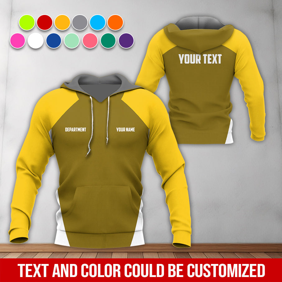 Mechanic Shirt With Custom Name, Gift For Mechanic Dad, Husband Or Boyfriend, Mechanic Shirt In Classic Yellow