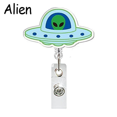 Cute Medical Elements NurseBadge Reel