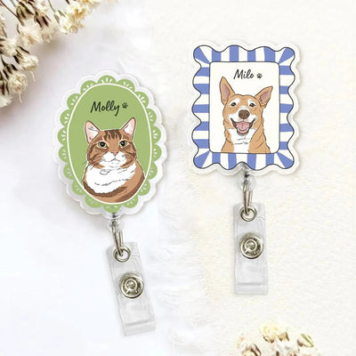 Personalized Pet Photos Badge Reel