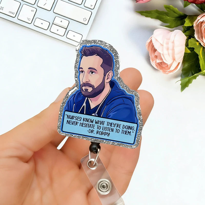 Nurses Know What They're Doing Never Hesitate To Listen To Them Nurse Badge Reel