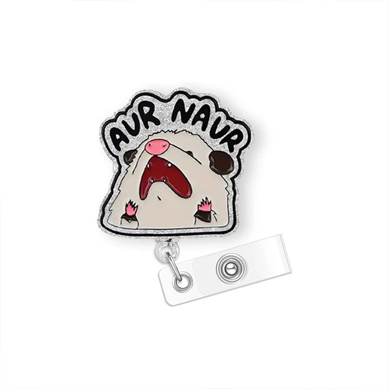 Aur Naur Nurse Badge Reel