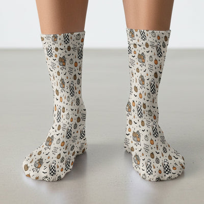 Halloween On My Way To Spend My Husband's Money Socks, Adult Socks for Men and Women