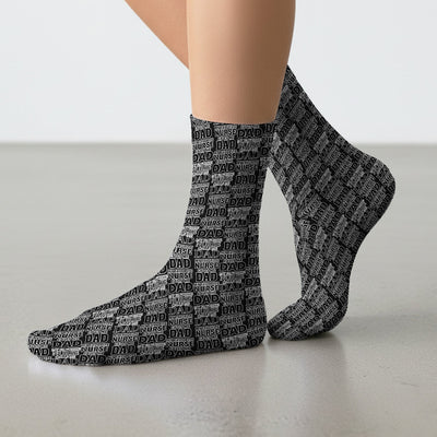 Favorite Nurse Calls Dad Pattern Socks, Breathable Fabrics Medical Uniform