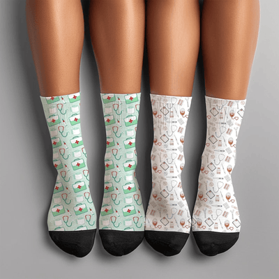 Funny Hospital Socks Medical Staff Crew Socks Nurse, Socks For Doctor,  Medical Socks For Nursing, Gift For Nurse