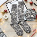 Woodland Animal Forest Pattern Socks, Socks for Nurse Doctor