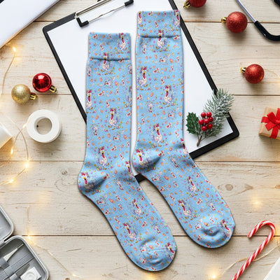 Funny Easter Nurse Chicken Pattern Socks, Socks for Nurse Doctor