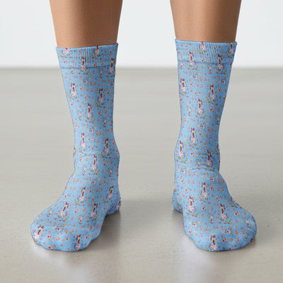 Funny Easter Nurse Chicken Pattern Socks, Socks for Nurse Doctor