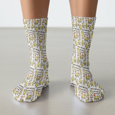 Funny Nurse Duck Medical Humor Pattern Pattern Socks, Socks for Nurse Doctor