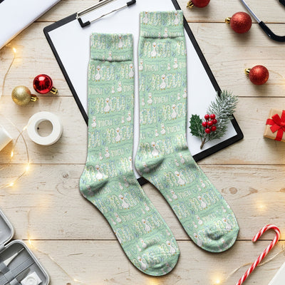 NICU Nurse Duck Pattern Socks, Breathable Fabrics Medical Uniform
