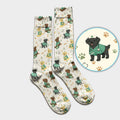 Labrador Retriever Nurse Scrub Socks, Cute Medical Dog Pattern Nurses Sock, Breathable Fabrics Nursing Uniform