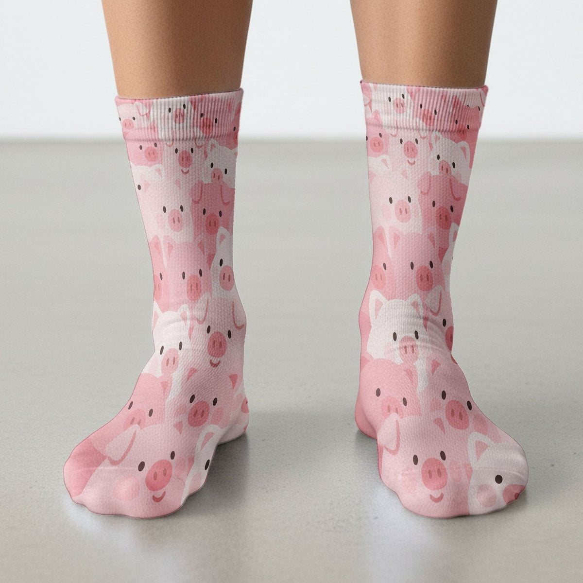 Cute Pig Nursing Scrub Socks, Comfortable Scrubs For Nurses