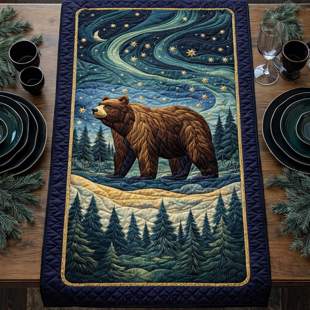Northern Serenity Quilted Table Runner Halloween Table Runner Thanksgiving Table Decor