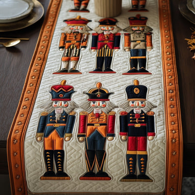 Autumn Nutcracker Quilted Table Runner Halloween Table Runner Thanksgiving Table Decor