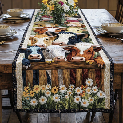 Farmyard Friends Quilted Table Runner Halloween Table Runner Thanksgiving Table Decor
