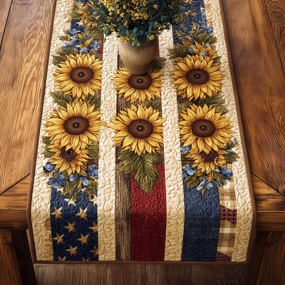 American Glory Quilted Table Runner Halloween Table Runner Thanksgiving Table Decor