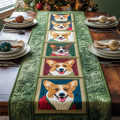 Corgi Gallery Quilted Table Runner Halloween Table Runner Thanksgiving Table Decor