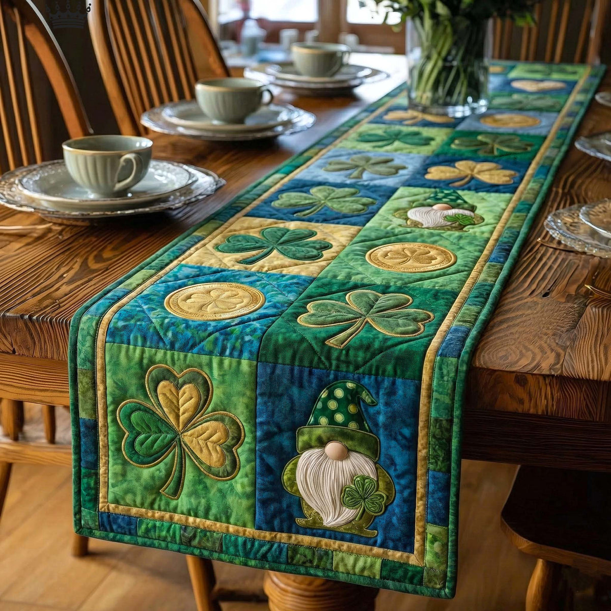 Irish Blessing Quilted Table Runner Halloween Table Runner Thanksgiving Table Decor