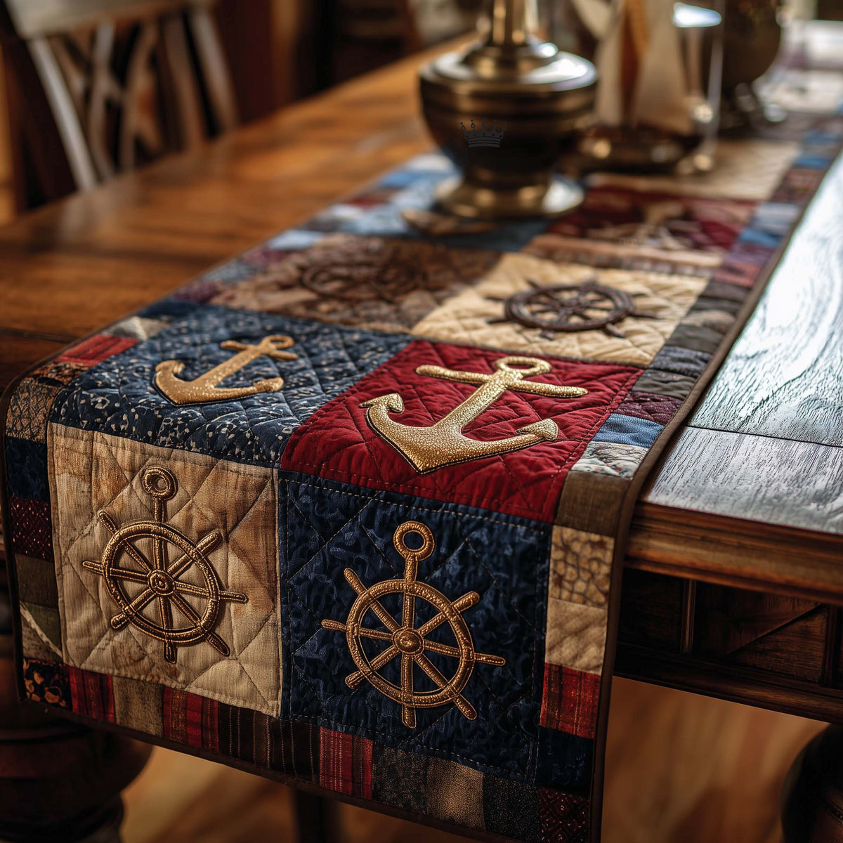 Harbor Breeze Quilted Table Runner Halloween Table Runner Thanksgiving Table Decor