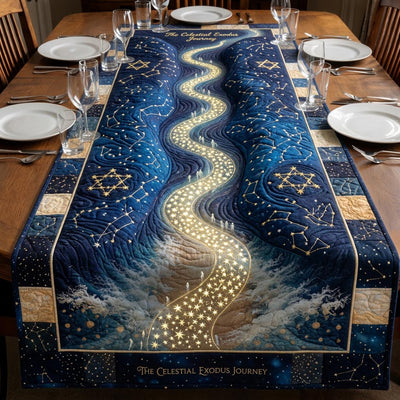Passover Grace Quilted Table Runner Halloween Table Runner Thanksgiving Table Decor