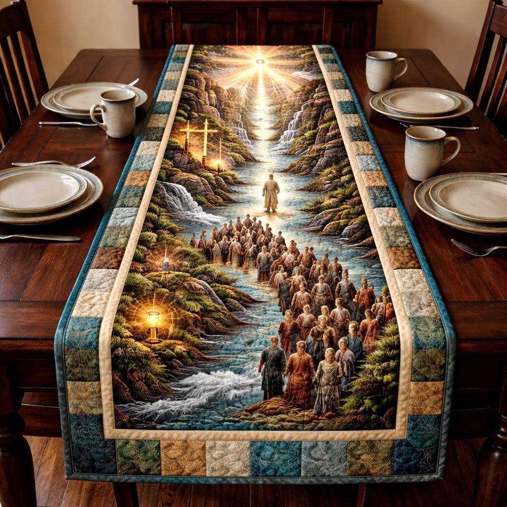 Pesach Story Quilted Table Runner Halloween Table Runner Thanksgiving Table Decor